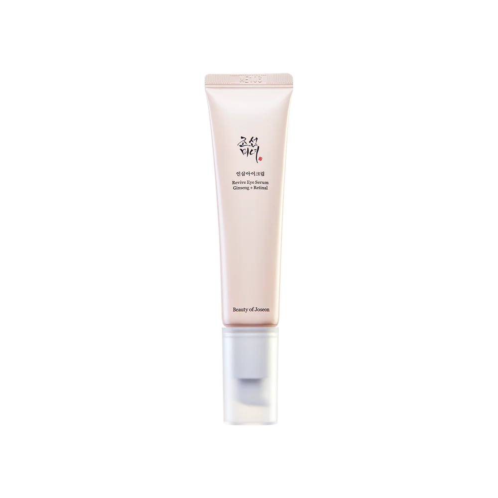 Beauty of Joseon - Revive Eye Serum: Ginseng + Retinal på en vit bakgrund.