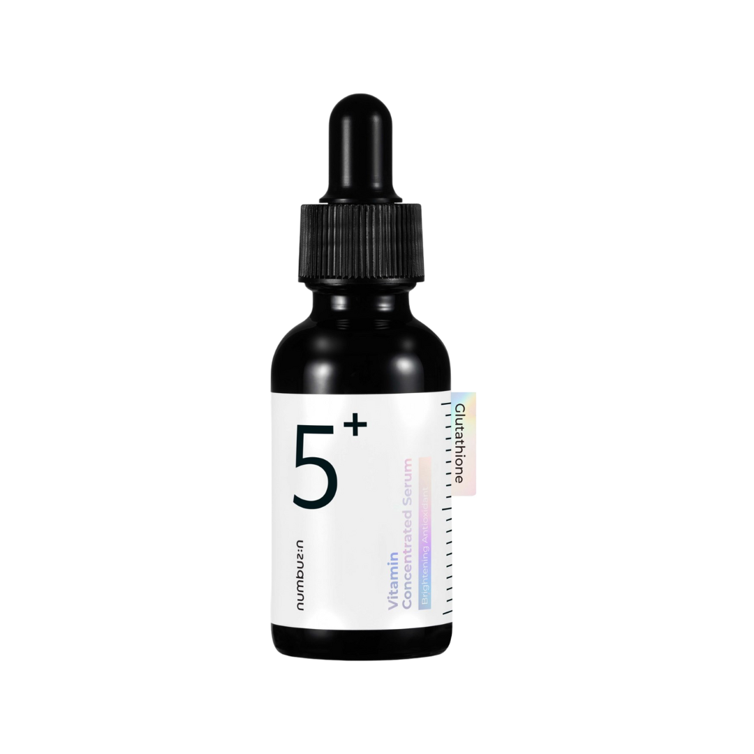 Numbuzin - No.5 Vitamin Concentrated Serum på en vit bakgrund.