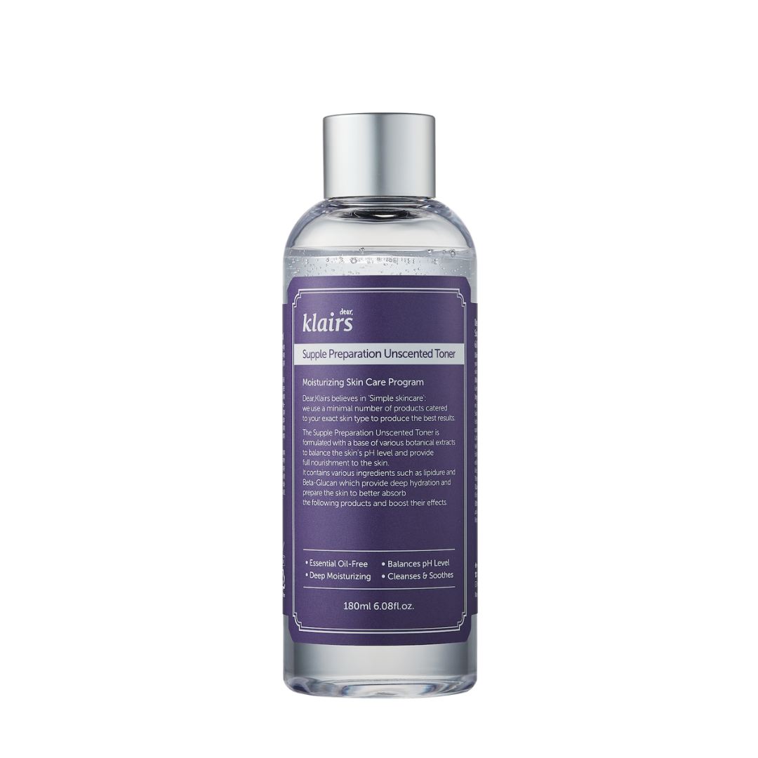 Supple Preparation Unscented Toner 180 ml