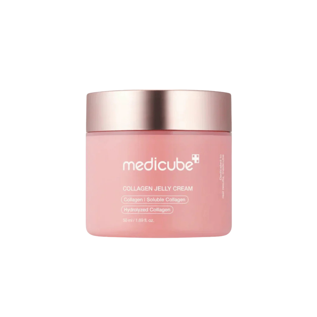 Medicube Collagen Jelly Cream 50ml på vit bakgrund.