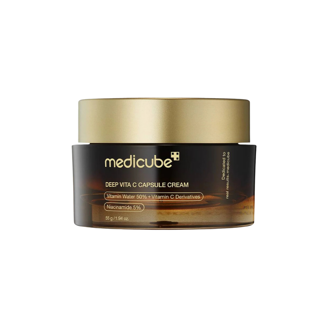 Medicube Deep Vita C Capsule Cream 55g på vit bakgrund.