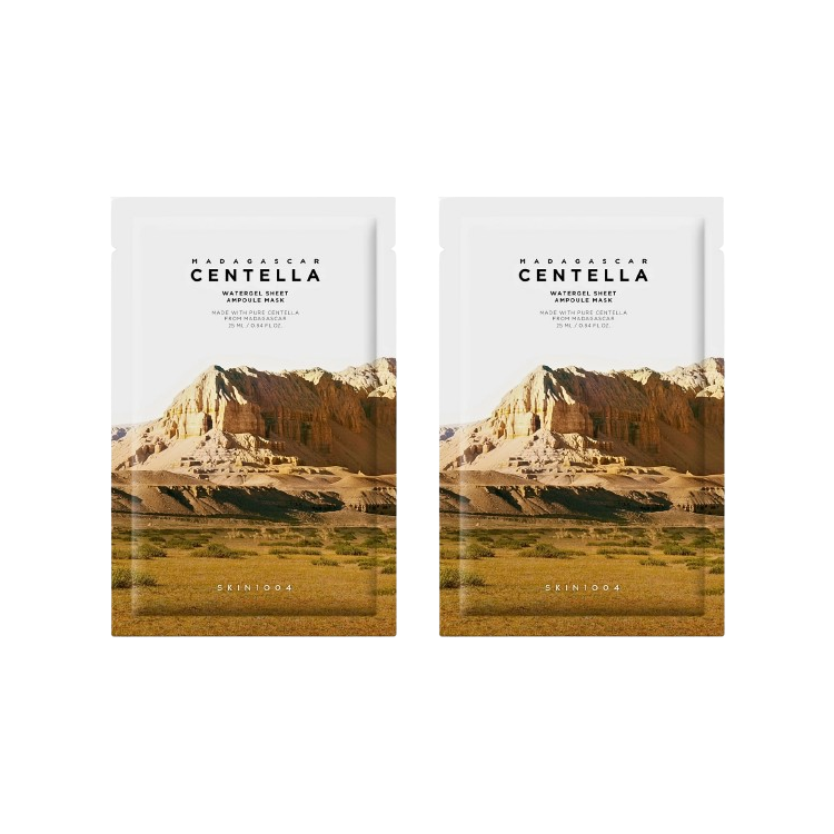 Madagascar Centella Watergel Sheet Ampoule Mask x 2