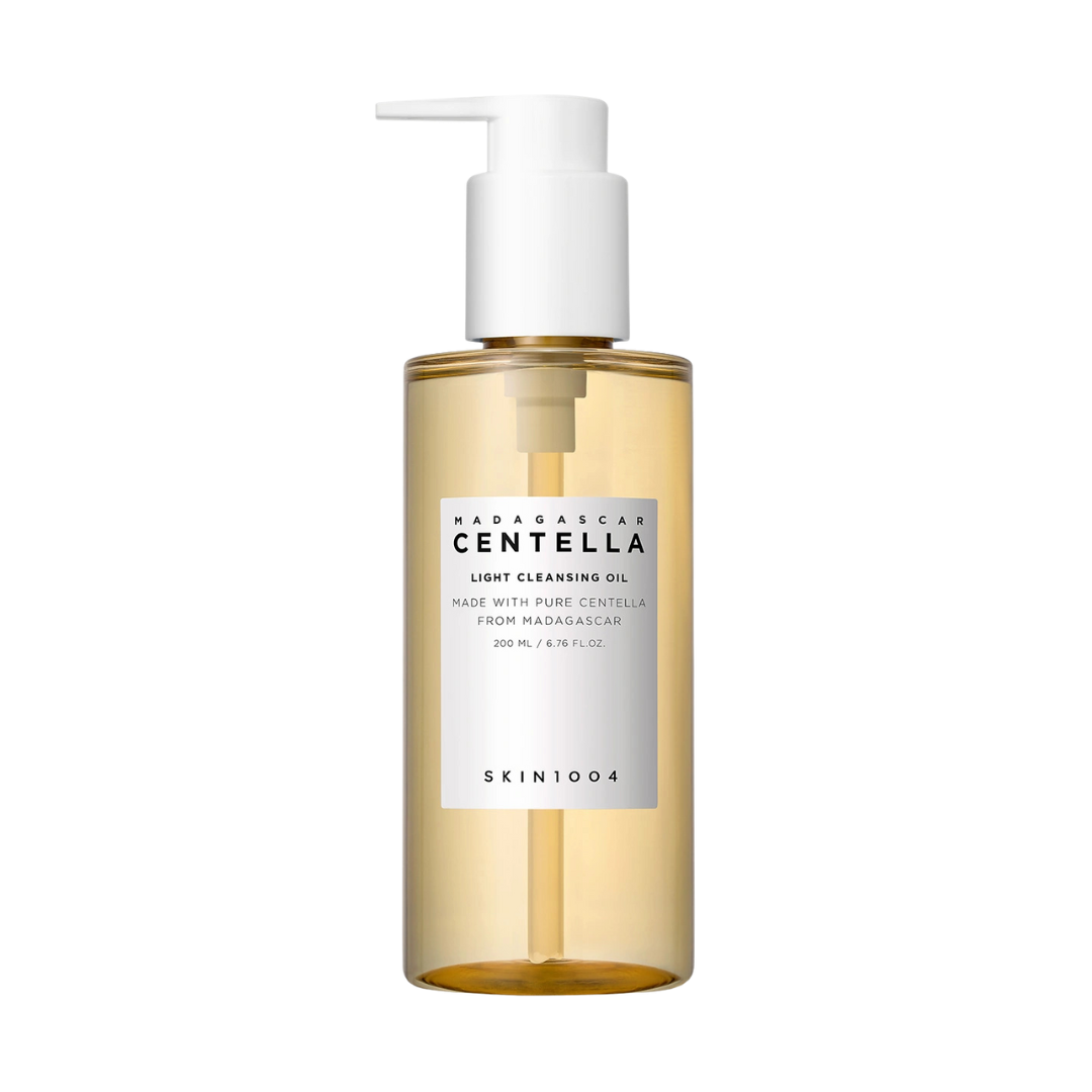 SKIN1004 Madagascar Centella Light Cleansing Oil 200ml på vit bakgrund.