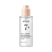 Anua Rice 7 Ceramide Hydrating Barrier Serum 50ml på vit bakgrund.
