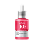 Anua - Niacinamide 10% + TXA 4% Serum på en vit bakgrund.