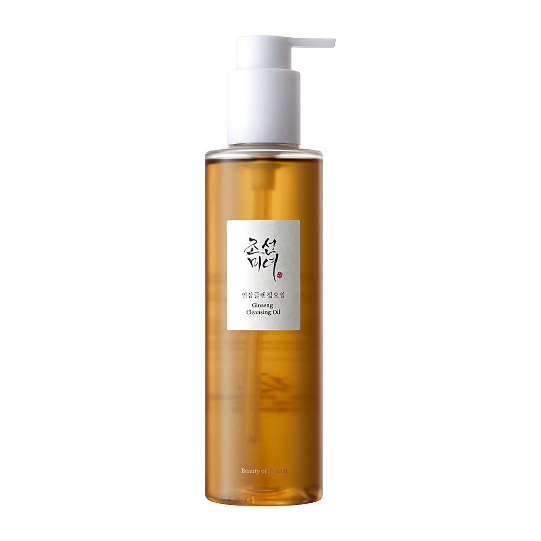 Beauty of Joseon Ginseng Cleansing Oil  på en vit bakgrund.