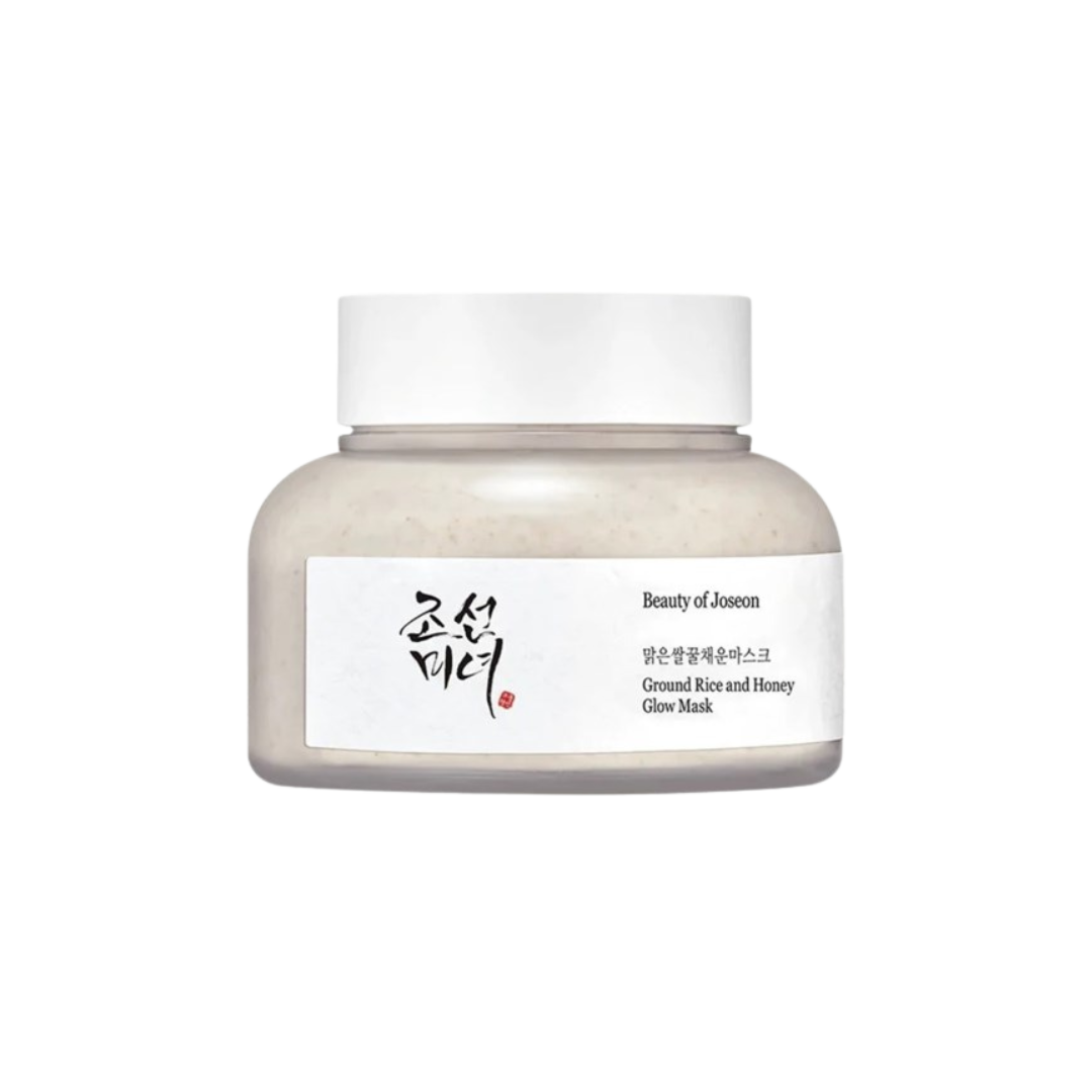 Beauty of Joseon - Ground Rice and Honey Glow Mask på en vit bakgrund.