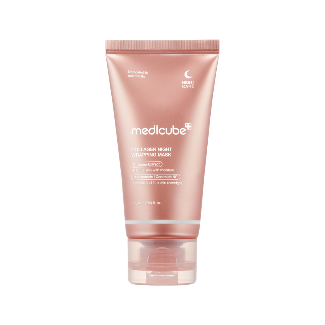 Medicube - Collagen Night Wrapping Mask på en vit bakgrund.