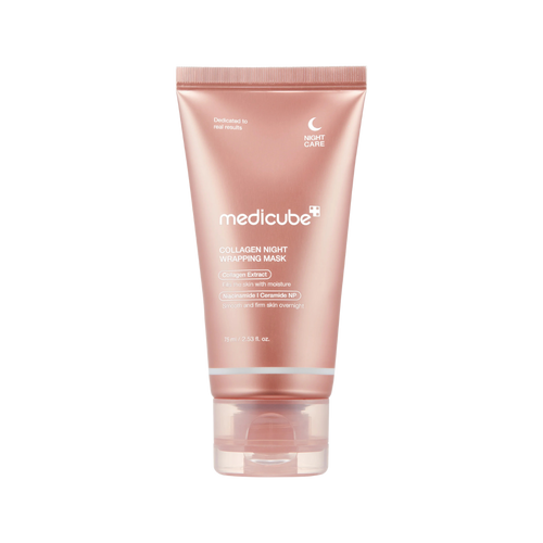 Medicube - Collagen Night Wrapping Mask på en vit bakgrund.